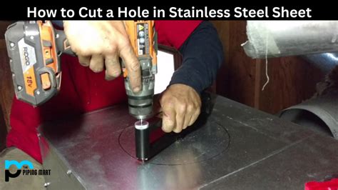 cut a hole in sheet metal|cutting 22 gauge sheet metal.